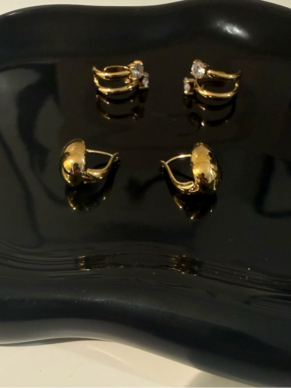 New 18k Gold Plated Earrings Set ✨ - Picture 3 of 3